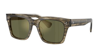 Das Bild zeigt die Oliver Peoples Sonnenbrille OV5564SU 173508 leicht seitlich.